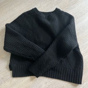 NAADAM crop wool cashmere sweater